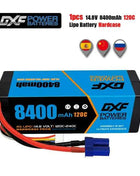 1/2PCS DXF Lipo 3S 4S 2S Battery 7.4V 11.1V 14.8V 8400mAh 6500mAh 6750mAh 7000mAh 5200mAh 9200mah 10000mah Hardcase for RC Car