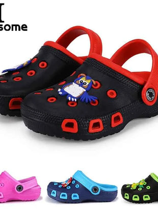 EUR24-35 Ciabatte per bambini Zoccoli per bambini Estate Giardino Simpatici cartoni animati Scarpe Ragazza Ragazzo Scarpe da spiaggia Colore caramella Foro Scarpe per bambini Sandali