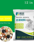 Aquarium Fish Tank Filter Media Ceramic Rings Activated Carbon Bio Balls Clear Water  With Free Filter Net Bag 500G