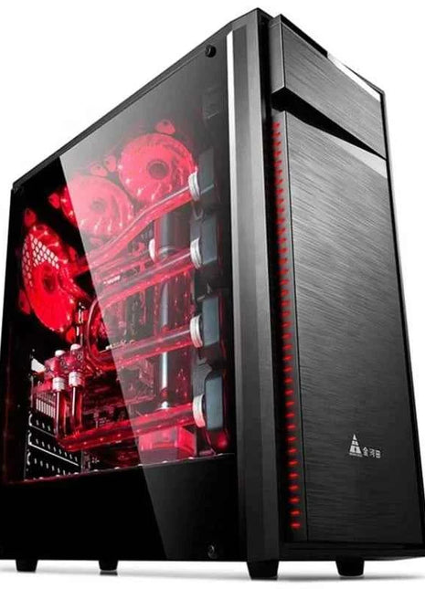 24 Inch Monitor Quite Core I9 Processor Ultimate Tower Computer Set Game Office Full Pc 16G SSD HDD GTX 1660 6G Gaming Desktop