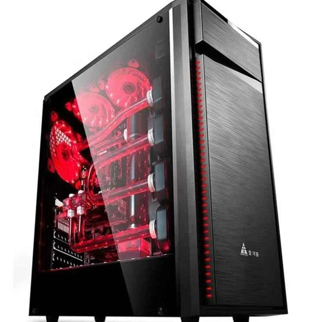 24 Inch Monitor Quite Core I9 Processor Ultimate Tower Computer Set Game Office Full Pc 16G SSD HDD GTX 1660 6G Gaming Desktop