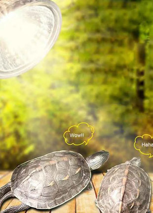 UVA+UVB 3.0 Reptile Lamp Turtle Basking UV Light Bulbs Heating Lamp Amphibians Lizards Temperature Control 25/50/75W