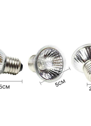 UVA+UVB 3.0 Reptile Lamp Turtle Basking UV Light Bulbs Heating Lamp Amphibians Lizards Temperature Control 25/50/75W