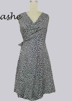 Nuovo vestito casuale a pois donne scollo a V senza maniche fasciatura vestito da spiaggia estate abiti bohémien per le donne vestiti S-5XL