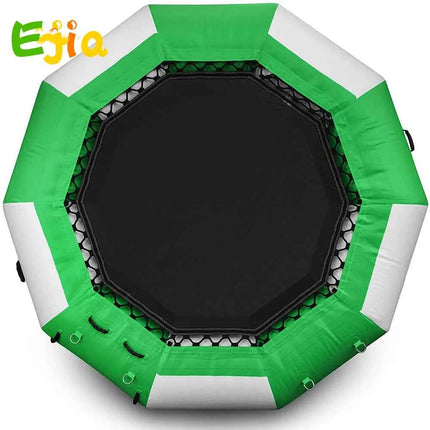 0.9 millimetri PVC Gonfiabile Acqua Trampolino di salto gonfiabile giochi d'acqua trampolino con scivolo per giochi parco acquatico