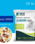 Aquarium Fish Tank Filter Media Ceramic Rings Activated Carbon Bio Balls Clear Water  With Free Filter Net Bag 500G