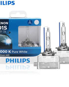Philips Ultinon HID D1S 85410WXX2 35W 6000K Cool White Light Xenon HID Original Headlight Car Bulb Auto Lamp Made in Germany 2x