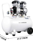 SucceBuy 25/60L Air Compressor 110V/240V Oil-Free Air Compressor 750W1 HP For Home Repair Tire Inflation Whisper Compressor