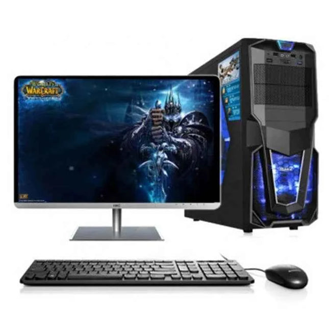 Low Cost Stock Product Desktop Computer 21.5 Inch Core I5 I7 Win10 System Unit 16GB 8GB RAM HDD SSD Cheap Price Oem Gaming Pc