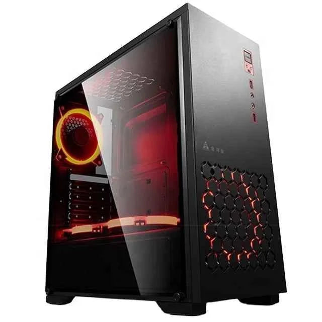 Low Price Stock Product Desktop Computer Quite Core I9 16GB Ram New System Unit SSD HDD GTX 1660 6GB GPU 24 Inch Gaming Pc