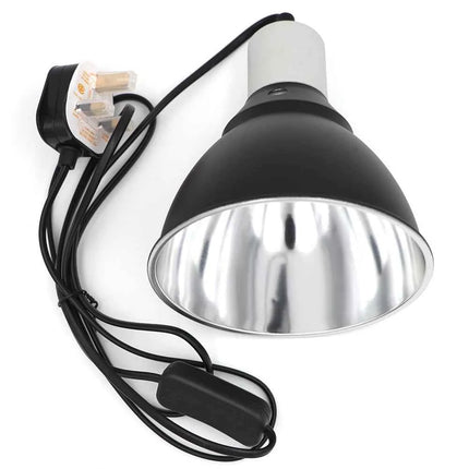 Pet Reptile Heating Lamp Holder Lighting E27 UVB Pet Reptile Heating Lamp Stand Pet Light Bulb Holder Lampshade Emitter Lamp