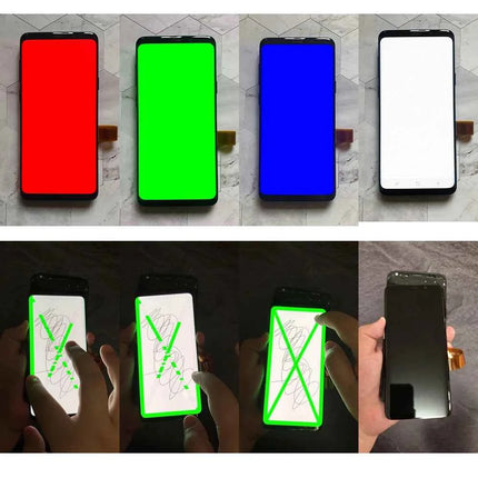Sostituzione AMOLED OEM per SAMSUNG Galaxy S9 G960N, G960F/DS, G960U Display LCD Touch Schermo curvo Digitizer Assembly Repair