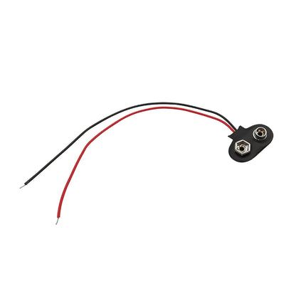 5/10 Pz 9 V Batteria Pinze Connettore Cavi Supporto T/I Tipo DC Batteria A Scatto Cavo di Alimentazione Spina Clip DC 5.5*2.1 per Arduino FAI DA TE