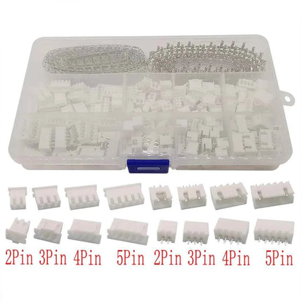 560 Pz/scatola XH2.54 2p 3p 4p 5pin 2.54mm Passo Terminale Kit Alloggiamento Spille Intestazione JST Connettore Filo Connettori Adattatore XH Kit FAI DA TE