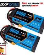 1/2PCS DXF Lipo 3S 4S 2S Battery 7.4V 11.1V 14.8V 8400mAh 6500mAh 6750mAh 7000mAh 5200mAh 9200mah 10000mah Hardcase for RC Car