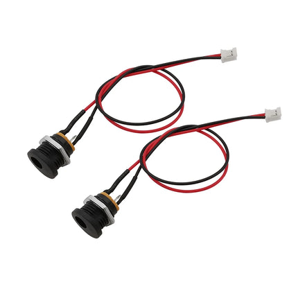2 Pz 5.5x2.1mm DC Femmina Martinetti Presa di Alimentazione Montaggio A Pannello Connettore A Saldare Con Cavo 5.5*2.1 DC-022B DC-022 DC-099