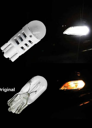 2pcs Car LED Bulbs W5W T10 168 194 2825 1-SMD For Interior Light, Parking Position Lamp, License Plate Light, Turn Signal Light