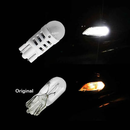 2pcs Car LED Bulbs W5W T10 168 194 2825 1-SMD For Interior Light, Parking Position Lamp, License Plate Light, Turn Signal Light