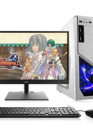 Low Cost Stock Product Desktop Computer 21.5 Inch Core I5 I7 Win10 System Unit 16GB 8GB RAM HDD SSD Cheap Price Oem Gaming Pc