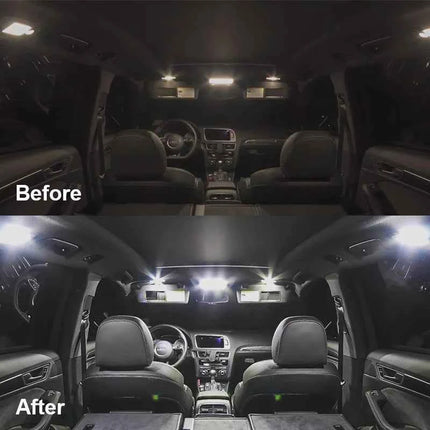 ZUORUI For Volkswagen VW Golf 4 5 6 7 Jetta Bora Vento Passat B5 B6 B7 B8 CC Polo Phaeton Car Bulb LED Interior Light Kit Canbus