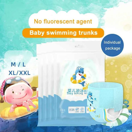 Baby Disposable Diapers Swim Waterproof Diapers Infant Swimming Diapers 5pcs Baby Diapers Pampers For Baby