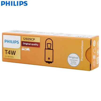 Philips Vision T4W 12929CP BA9s PG13 4W Standard Original Reading Lamps Number Plate Light Position Light Wholesale 10pcs