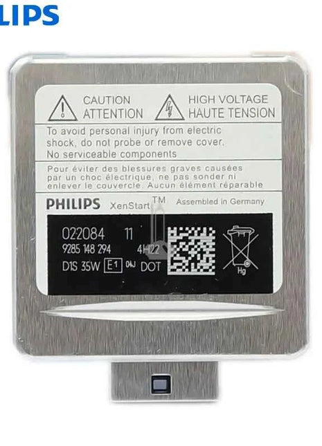 Philips D1S D2S D2R D3S D4S Xenon Standard 12V 35W Original XenStart HID Head Light Car Bulb Auto Genuine Lamp ECE Germany, 1x
