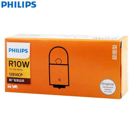 Philips Vision R10W 12814CP BA15s 10W Standard Interior Light Original Signal Lamps Indicator Light Reverse Bulb Wholesale 10pcs