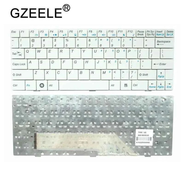 GZEELE NEW US laptop keyboard for MSI U100 U100X N011 U160 U123 U90 U135 U165 MS-N011 U130 English replace notebook keyboard new