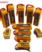 TCBWORTH RC Lipo Battery 2S 3S 4S 6S 11.1V 14.8V 22.2V 1300 1500 1800 2200 3000 4200 5200 6000mah Battery XT60-T Deans Plug