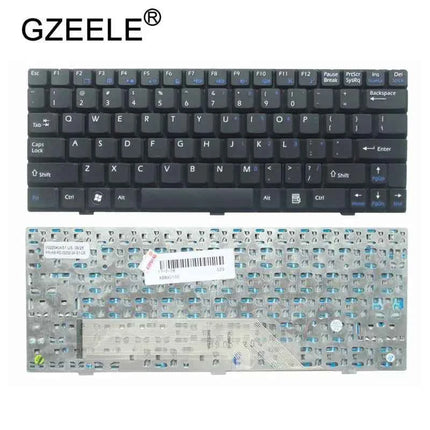 GZEELE NEW US laptop keyboard for MSI U100 U100X N011 U160 U123 U90 U135 U165 MS-N011 U130 English replace notebook keyboard new