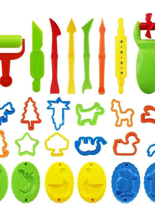 26 pz fai da te Slime plastilina stampo modellazione argilla Kit Slime plastica gioco strumenti di pasta Set taglierine stampi giocattolo per bambini regalo per bambini