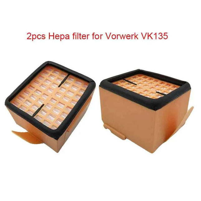 2X Filters for Vorwerk Kobold VK135 VK136 HEPA Filter Vacuum Cleaner vk369 135 136 Filters Vacuum Cleaner Accessory high quality