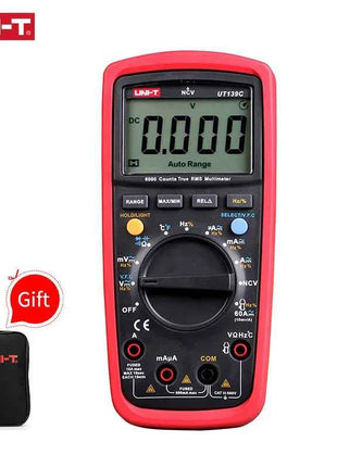 UNI-T UT139C UNIT Digital Multimeter Auto Range True RMS Meter Capacitor Tester Handheld 6000 Count Voltmeter Temperature