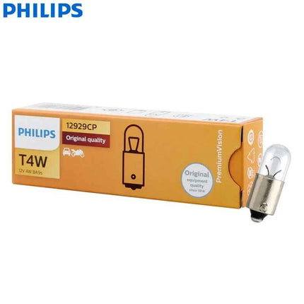 Philips Vision T4W 12929CP BA9s PG13 4W Standard Original Reading Lamps Number Plate Light Position Light Wholesale 10pcs