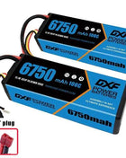 1/2PCS DXF Lipo 3S 4S 2S Battery 7.4V 11.1V 14.8V 8400mAh 6500mAh 6750mAh 7000mAh 5200mAh 9200mah 10000mah Hardcase for RC Car