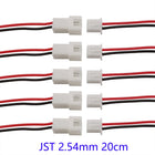 10/5/2 paia piccolo Mini JST 1.25mm PH2.0 XH2.54 2 pin maschio femmina spina jack cavo connettore JST 1.25/2.0/2.54 2P cavo elettronico