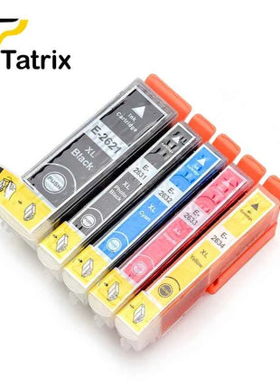 Tatrix Compatible Ink Cartridge for Epson 26XL T2621 T2631 For Epson XP-510/520/600/605/610/615/620/625/700/710/720/800/810/820