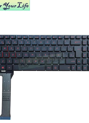 Notebook Spanish Keyboard For Asus ROG GL552 GL552VL GL552V GL752 GL752VM VL VW G551 ZX50 SP ES Laptop Replacement Keyboards New
