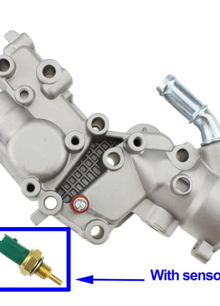 Alloggiamento del termostato uscita del liquido di raffreddamento flangia del collo dell'acqua adatta per Citroen BX C15 C3 Peugeot 1007 205 206 207 1336.Y8 9654775080 1336 Y8