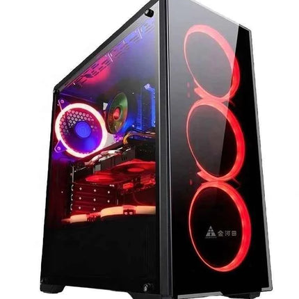 New Wholesale Cheap Price Mini Atx case 22" LED Core I5 I7 16GB Ram VGA GTX 1060 6GB VGA GPU HDD SSD Win10 Latest Gaming Computer Pc
