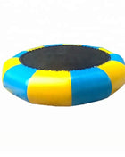 0.9mm PVC Inflatable Water Trampoline Inflatable Jumping Water Trampoline with Slide for Water Park Games