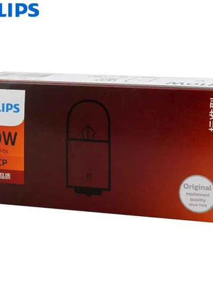 Philips Truck 24V Standard R10W 10W 13814CP BA15s Turn Signal Bulbs Interior Lamps Original Position Light Wholesale, Pack of 10