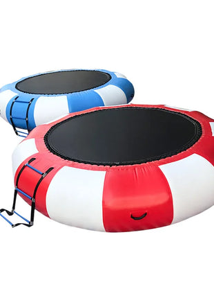 0.9 millimetri PVC Gonfiabile Acqua Trampolino di salto gonfiabile giochi d'acqua trampolino con scivolo per giochi parco acquatico