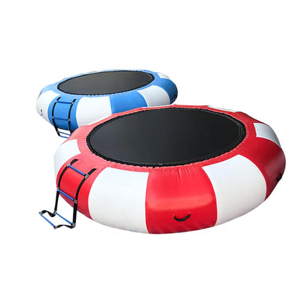 0.9 millimetri PVC Gonfiabile Acqua Trampolino di salto gonfiabile giochi d'acqua trampolino con scivolo per giochi parco acquatico