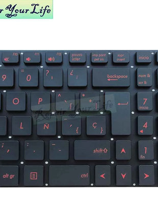 Notebook Spanish Keyboard For Asus ROG GL552 GL552VL GL552V GL752 GL752VM VL VW G551 ZX50 SP ES Laptop Replacement Keyboards New