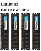 Latumab DDR3 RAM 16GB(2X8GB) 8GB 4GB 1333 1600 1866 2133 2400MHz Desktop Memory PC3-14900 240 Pins DIMM 1.5V RAM DDR3 Memory
