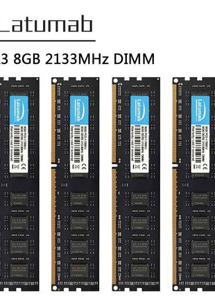 Latumab DDR3 RAM 16GB(2X8GB) 8GB 4GB 1333 1600 1866 2133 2400MHz Desktop Memory PC3-14900 240 Pins DIMM 1.5V RAM DDR3 Memory