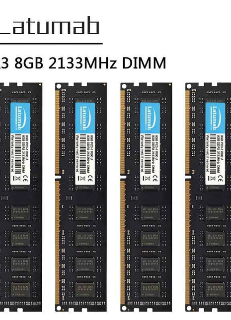 Latumab DDR3 RAM 16GB(2X8GB) 8GB 4GB 1333 1600 1866 2133 2400MHz Desktop Memory PC3-14900 240 Pins DIMM 1.5V RAM DDR3 Memory