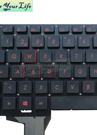 Notebook Spanish Keyboard For Asus ROG GL552 GL552VL GL552V GL752 GL752VM VL VW G551 ZX50 SP ES Laptop Replacement Keyboards New